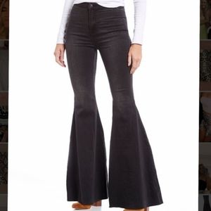 Free People Flare Jeans in Black